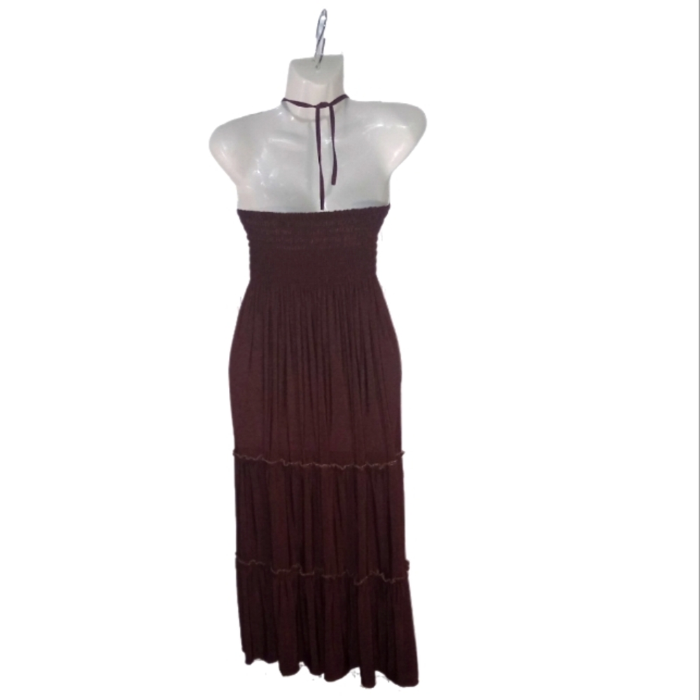 Long halter dress - Picture 5 of 6